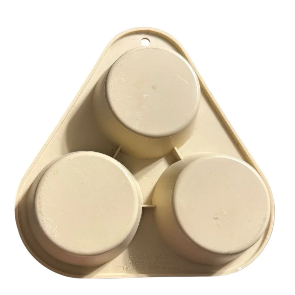 Ensar Corp. Microwave ONLY Muffin Cupcake Triangle Trays Pans Baking USA RARE